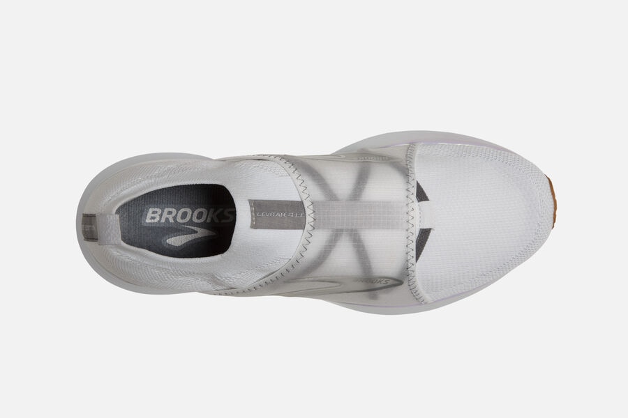 Brooks Levitate 4 Le Road Loopschoenen Dames - Wit/Zilver - 716843GIZ